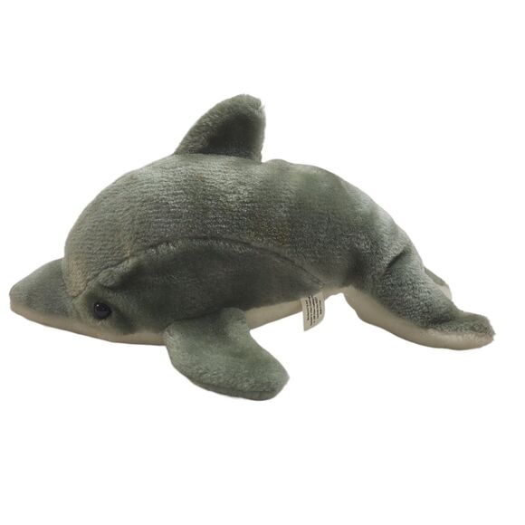 Vintage Gibson Greetings Plush Dolphin Sounds Stuffed Animal 1996 13" - Picture 2 of 11